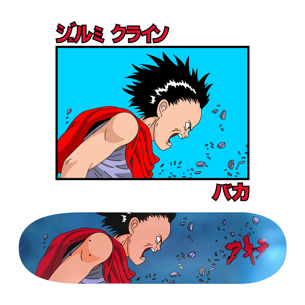 tetsuo skateboard design for jk industries x baka