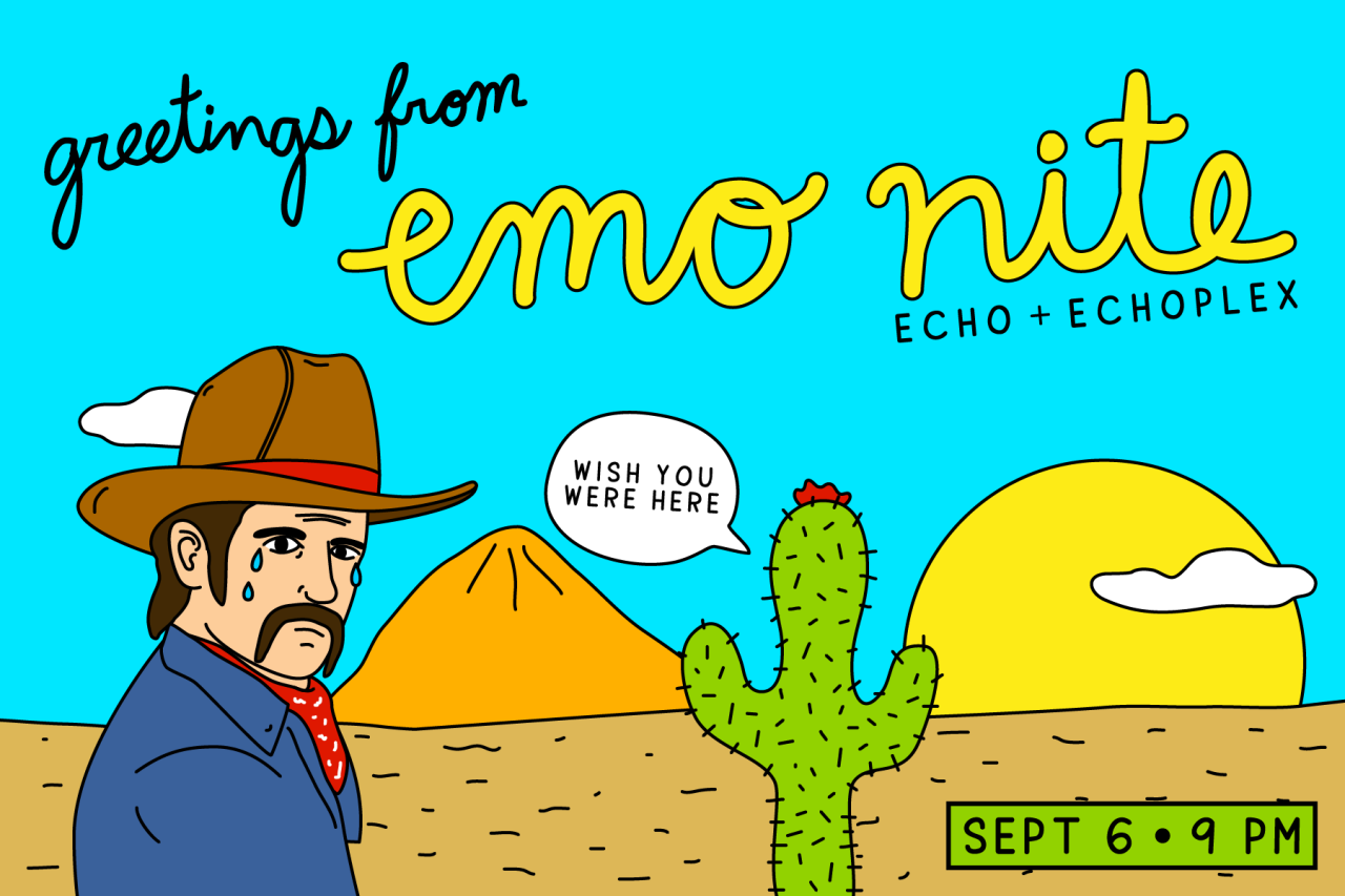 flyer design for emo nite