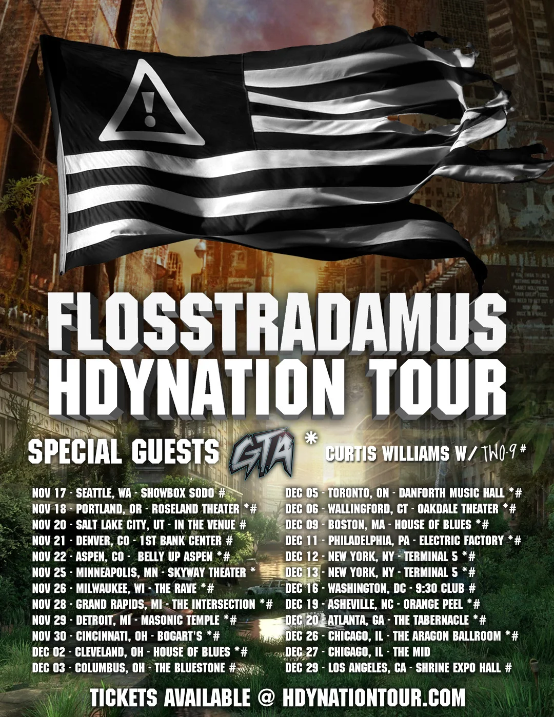 flyer design for flosstradamus