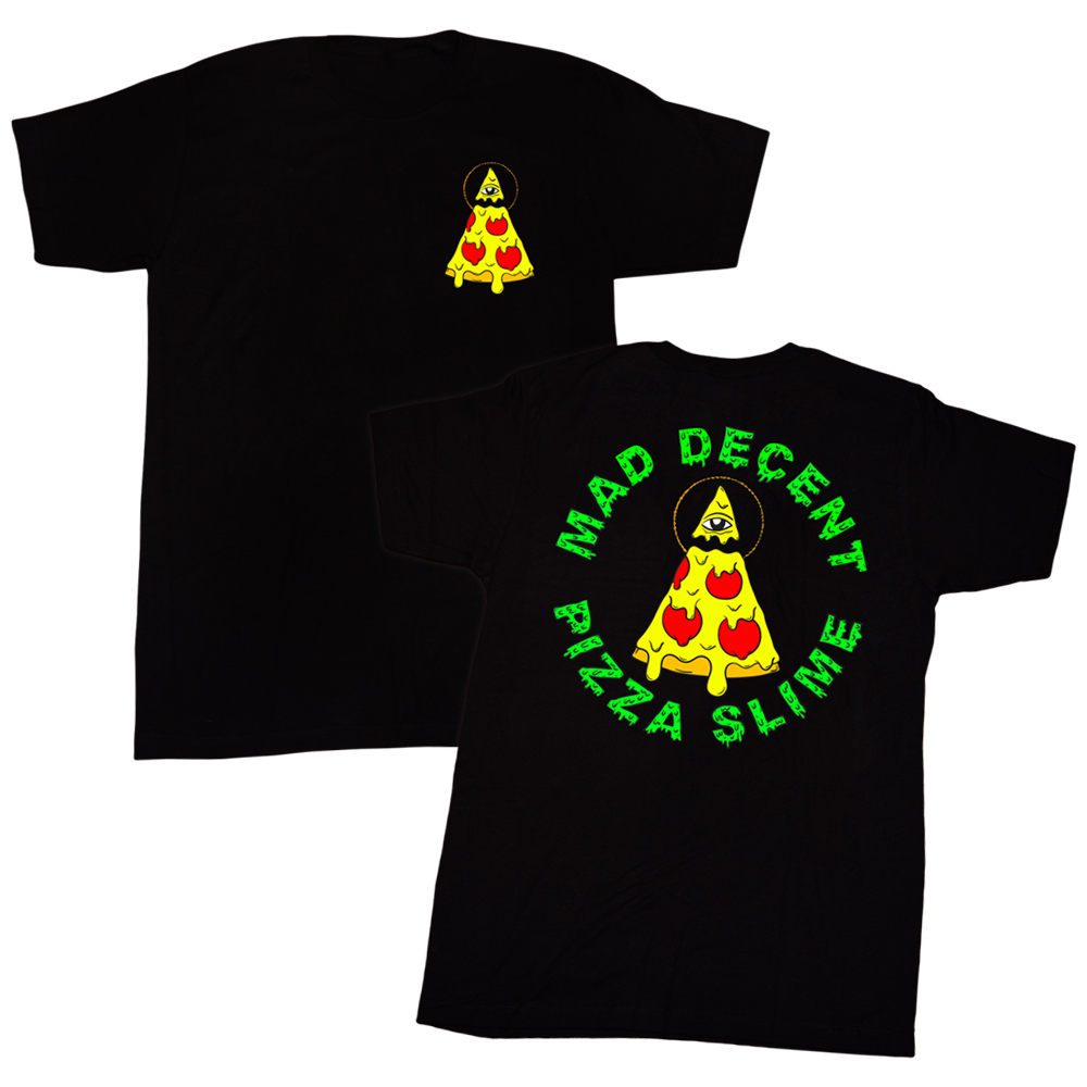 shirt design for mad decent x pizzaslime