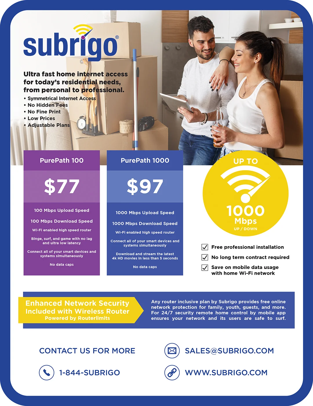 flyer design for subrigo