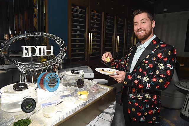 Huge thanks to our gracious host @lancebass and @michaelturchinart for previewing LA&rsquo;s most exclusive champagne lounge, The Edith at the newly opened @del.friscos in Century City!! #delfriscos #TheEdith #lancebass #michaelturchin #caviar #champ