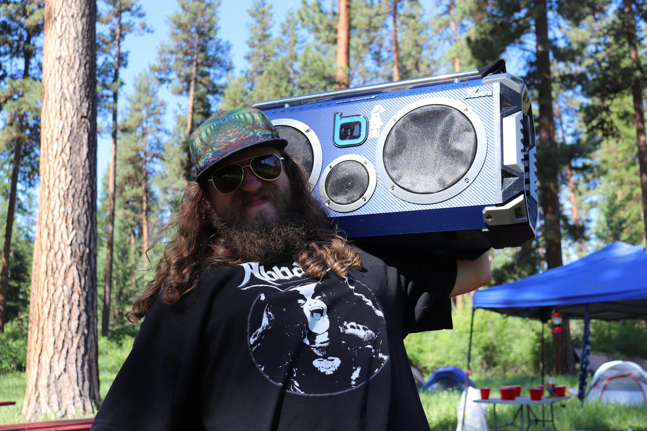  One of four Jared’s pumping the jams. 