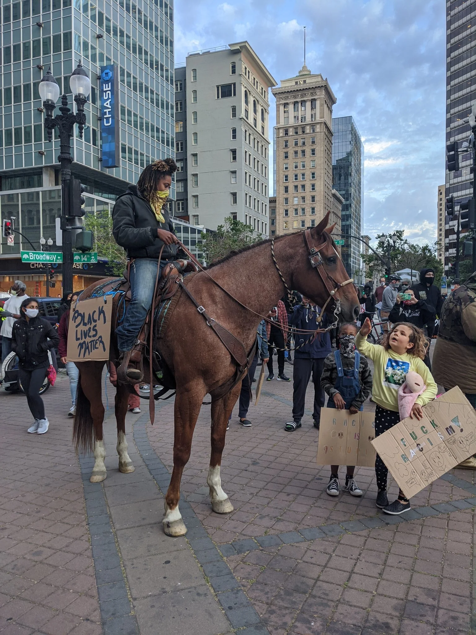 Black Lives Matter Protests (and their horses)