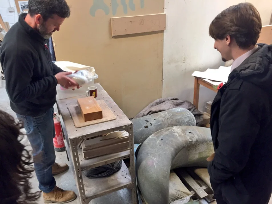 Looking into the necessary conservation work needed to return the surfaces to their original condition