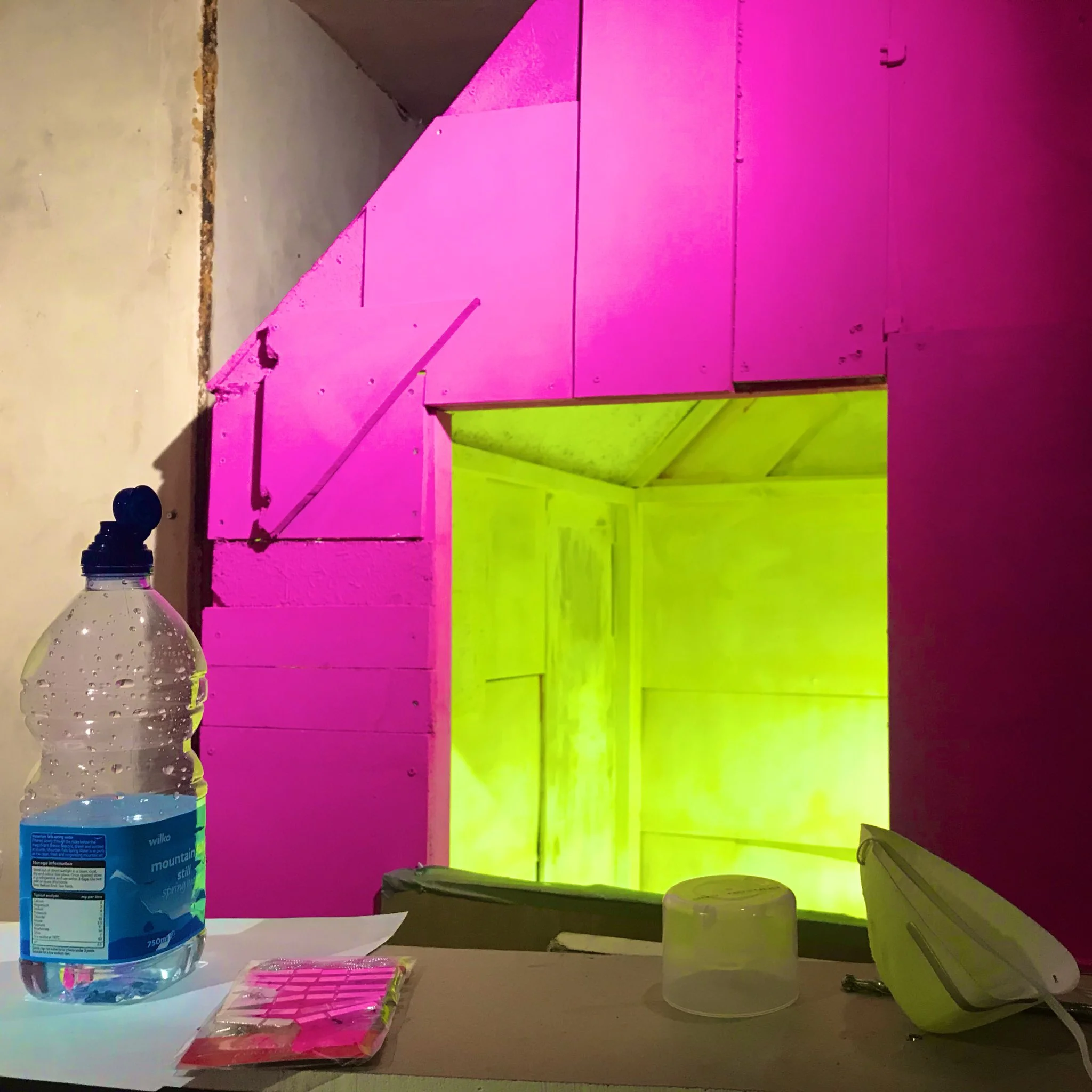 installing the house within the house (July 2019) Photo: Bruce Davies