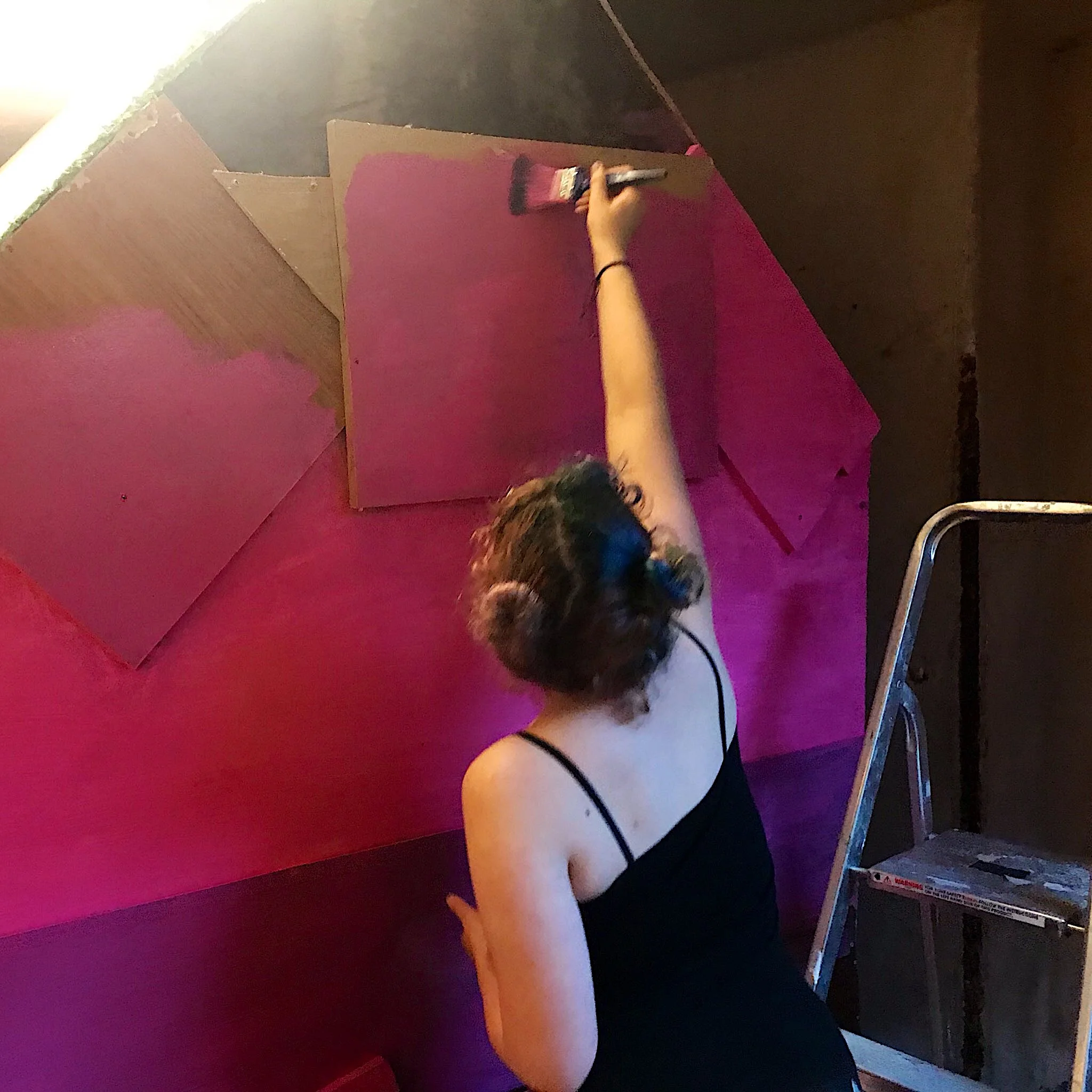 Work experience / Artist’s Assistant Photo: Bruce Davies
