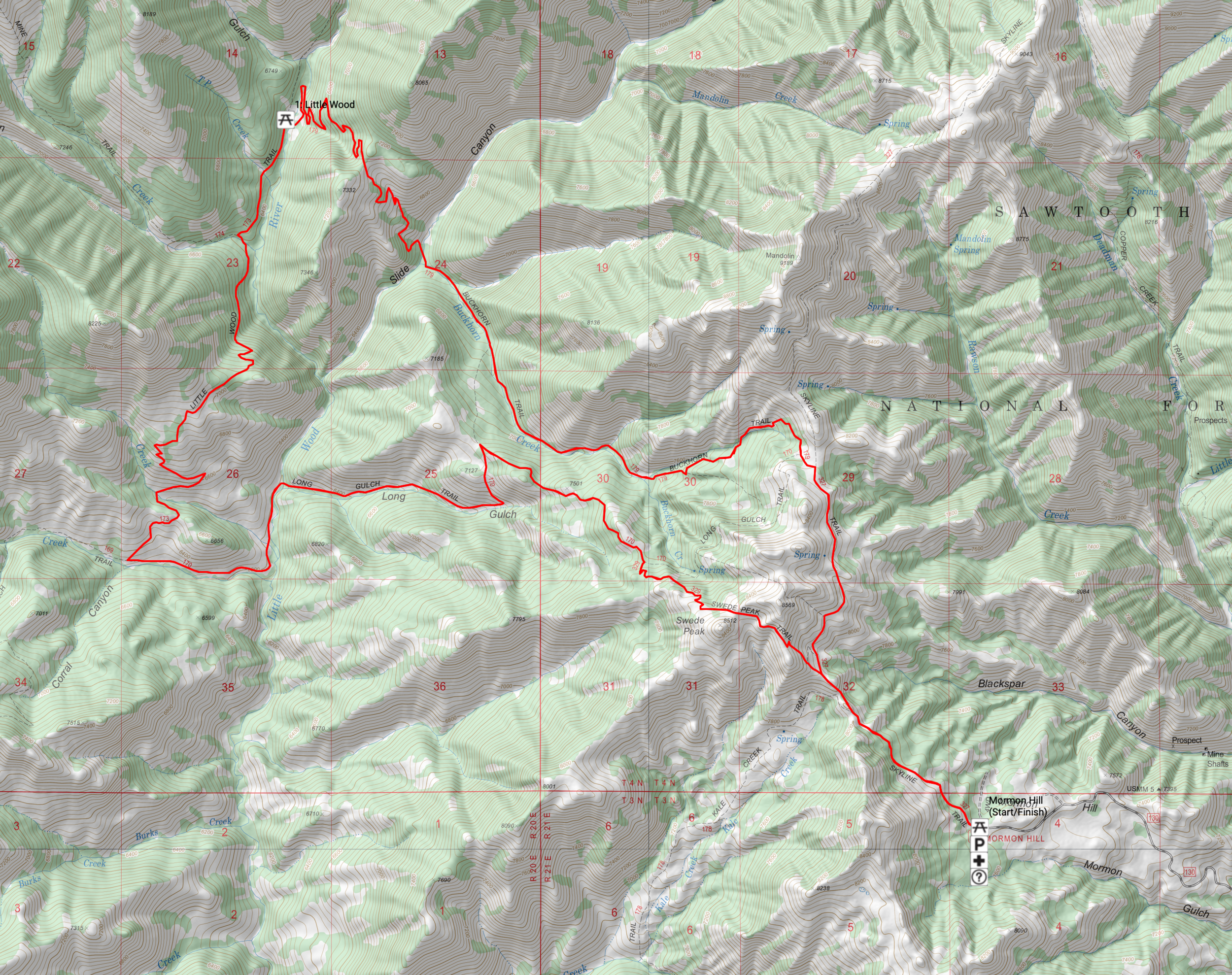 Triumph 25K course route. Click to take a closer look.
