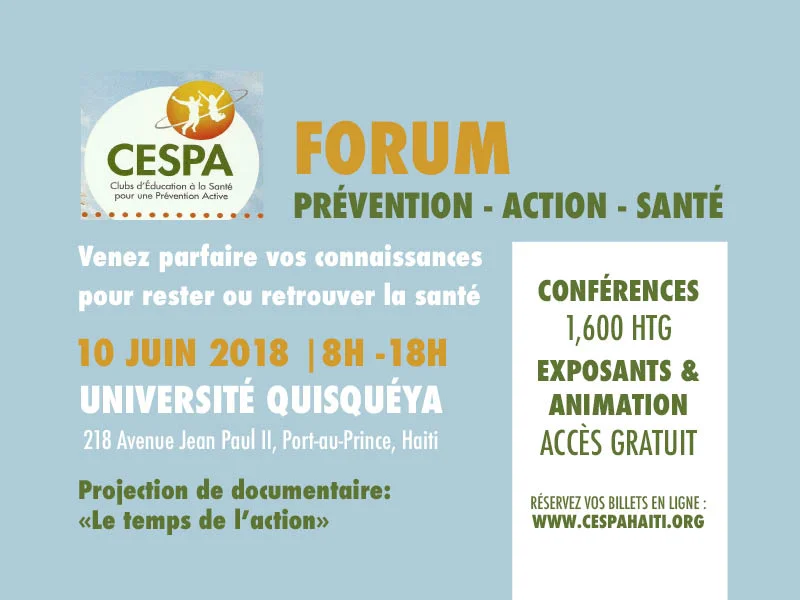 Prenez votre sante en main!