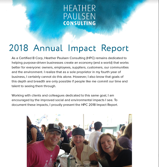 2018 Annual Impact Report