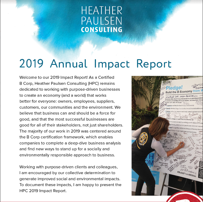 2019 Impact Report