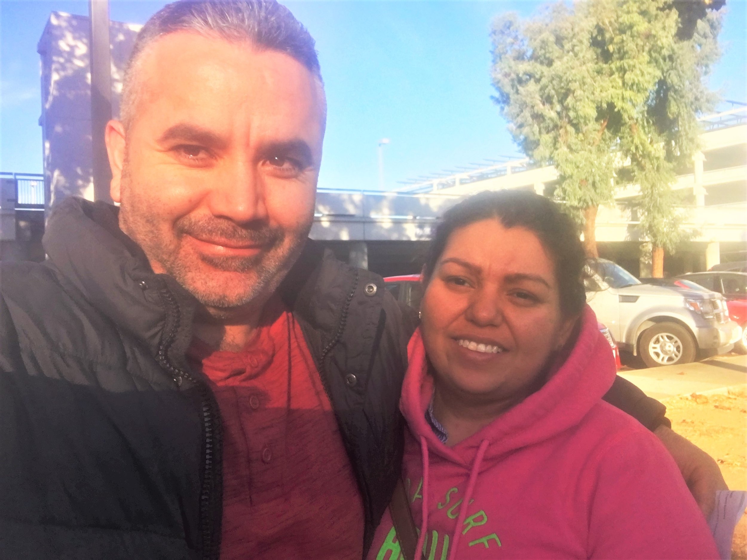 Late one Friday afternoon, we received word that Misael was about to be released from the Denver ICE Detention Facility after winning his immigration case. Thanks to the WCDF Community Fund, Misael was able to take a flight from Denver to San Jose, arriving safely the following morning. He is so grateful to be reunited with his partner Fatima and their newborn baby girl Zamihra.