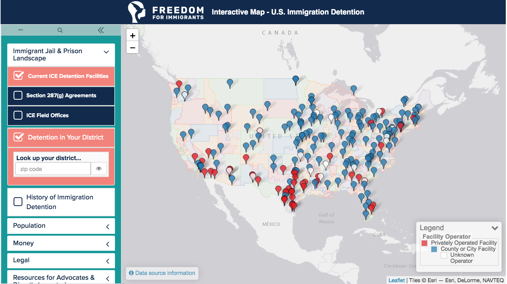 Mapping Immigration Detention