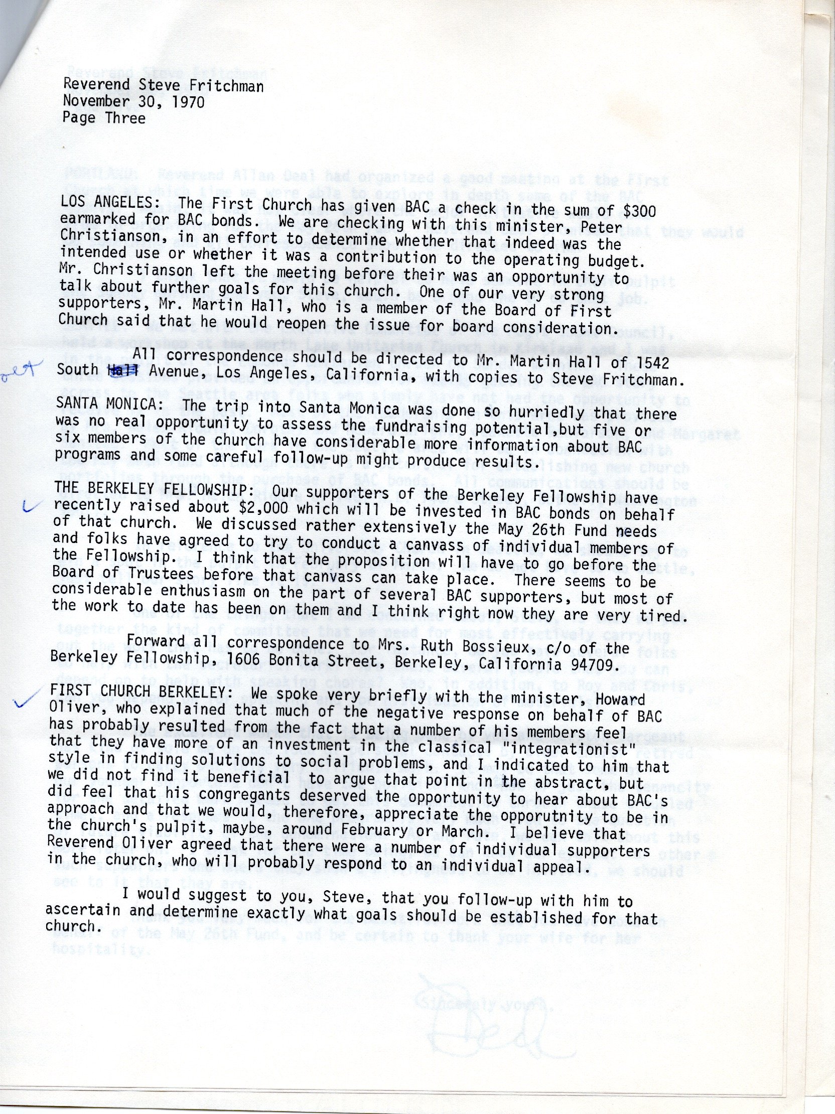 1970.11.30 memo from Dick Traylor to Fritchman_0003.jpg