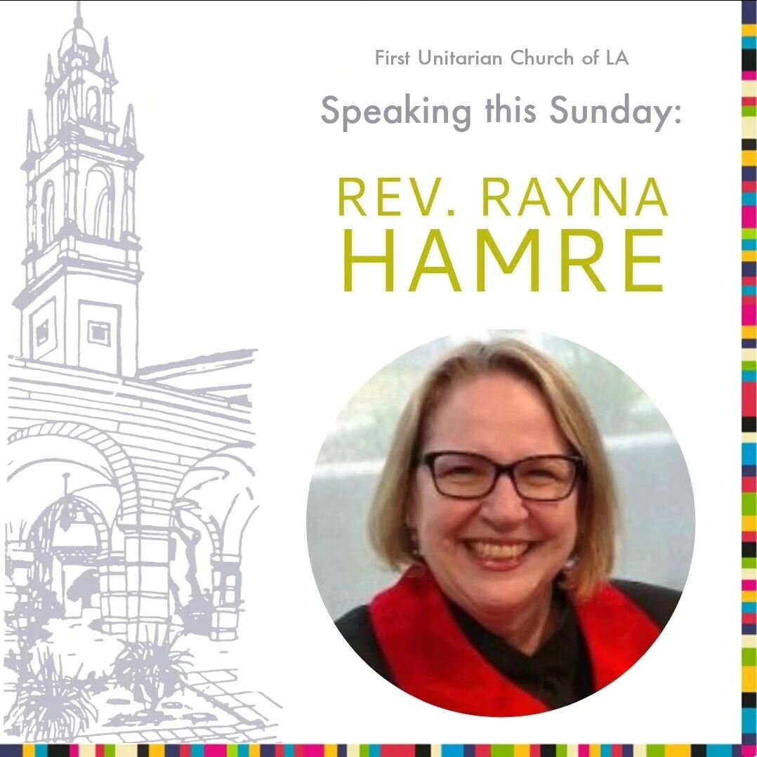Our speaker this Sunday is Rev. Rayna Hamre! 

▫️Her talk is titled &quot;Preach it, Sister!'

At a time when women's public voices were severely restricted, our Unitarian and Universalist foremothers were bold individuals who refused to be silenced.