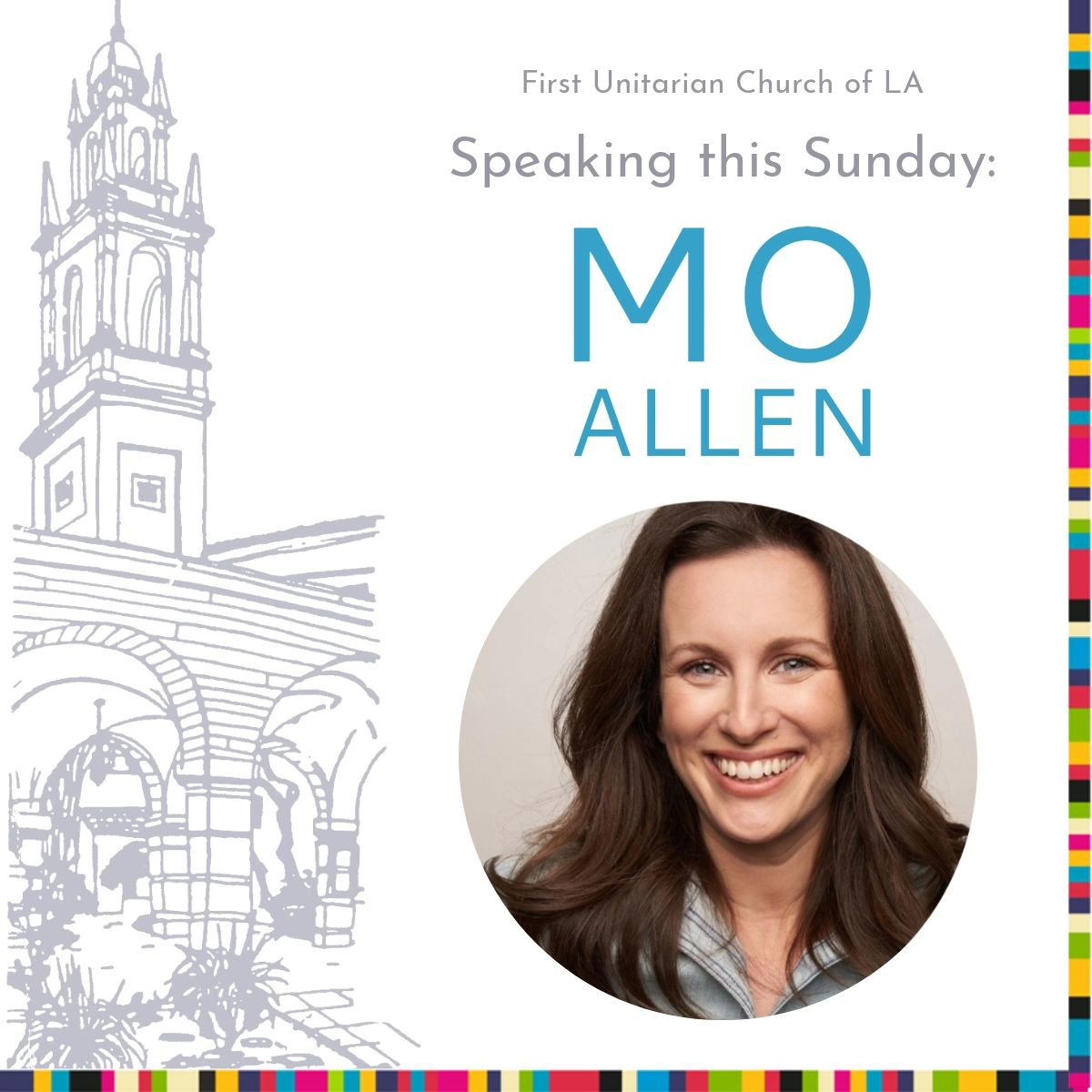 This Sunday we are excited to welcome our own member, Mo Allen, as our speaker! Her talk is titled &quot;And Service Its Gift&quot;. She will explore the gift of service as a spiritual practice and the many ways in which this church provides. 

Join 