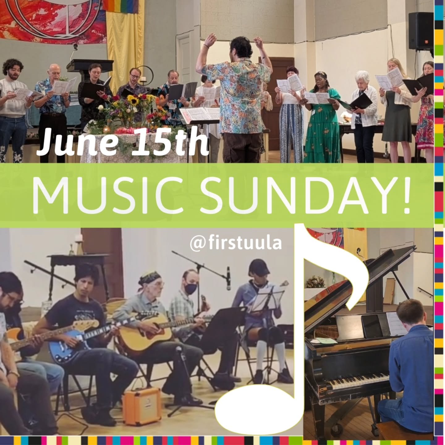 ๐ป๐น๐ธ๐ผ๐บ๐น๐ค Join us this Sunday for a service filled with music!!!!
Service starts at 11am PT!
#firstuula
#unitarianuniversalism
#losangeleschurch