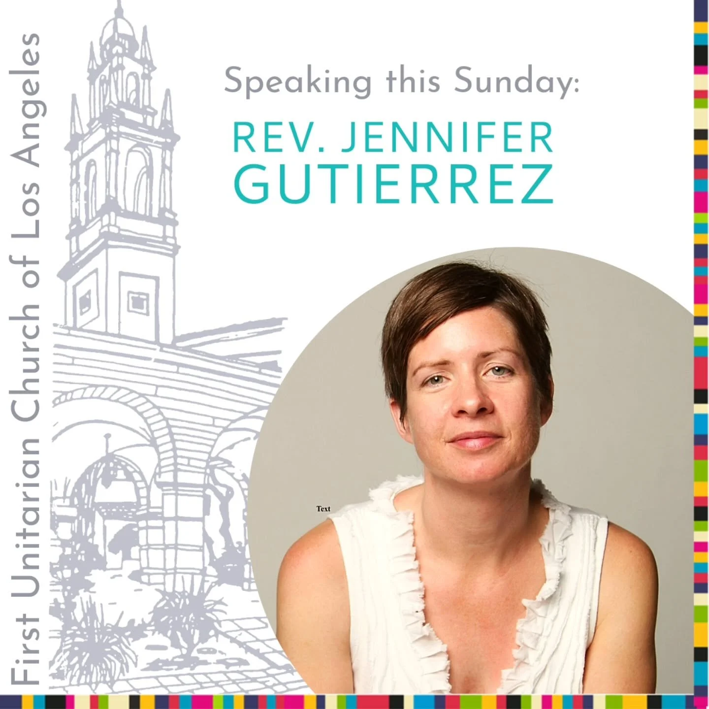 Our speaker this Sunday is Rev. Jennifer Gutierrez! Her talk is titled "Pray for Boldness." Join us at 11am PT!
About the talk:
We are living in a time that calls for courage and care. There is much to be learned from ancient texts and