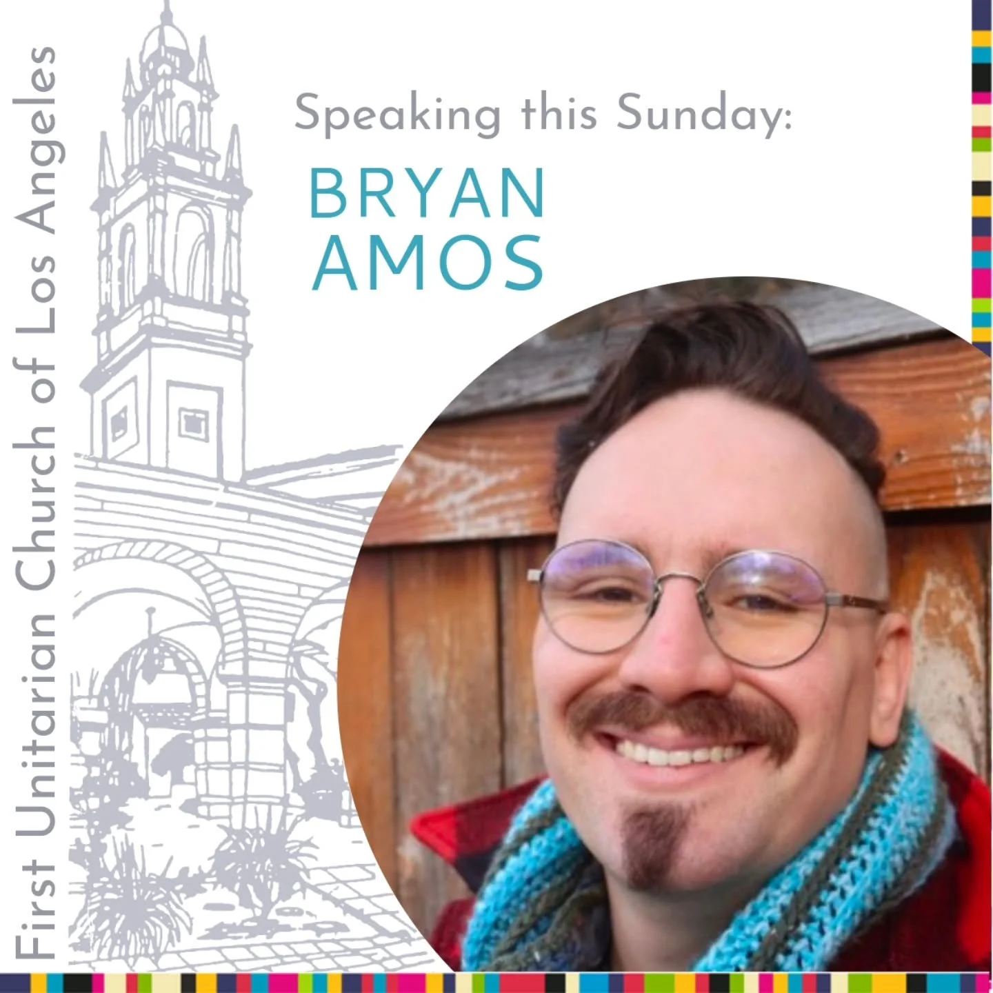 Our speaker this Sunday is Bryan Amos! His talk is titled "Stories of Resurrection &amp; The Uses of Sorrow". Join us at 11am on Sunday! 

About the talk: 

Jesus, Lazarus, Quetzalc&oacute;atl,&nbsp; Baldur, Osris, Zalmoxis, Hercules, Diony