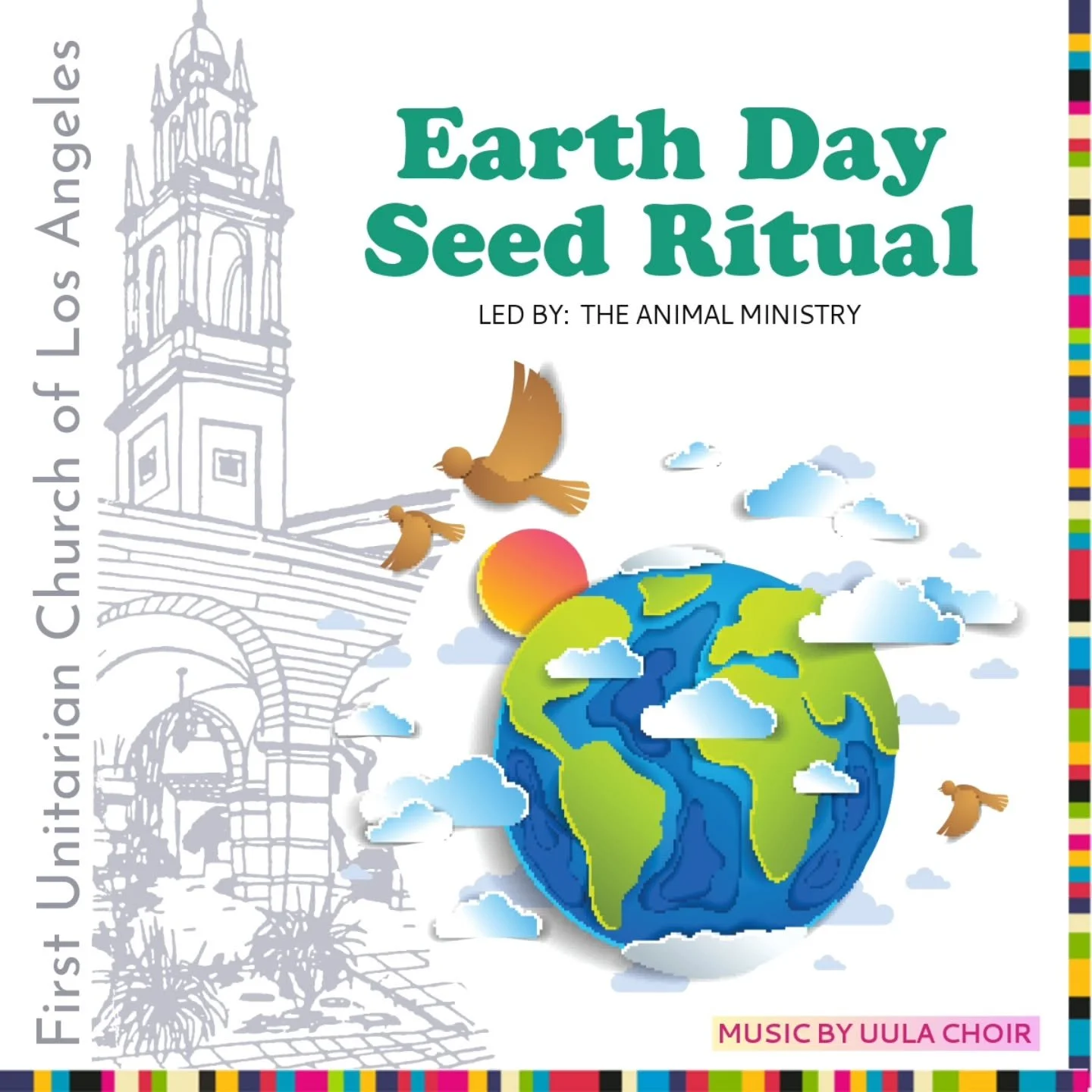 This Sunday we will have an Earth Day Seed Ritual led by our Animal Ministry! 🌍 Join us at 11am PT! 🌱

The Animal Ministry will be hosting a special seed ritual in honor of Earth Day to celebrate all the living beings with which we share this plane