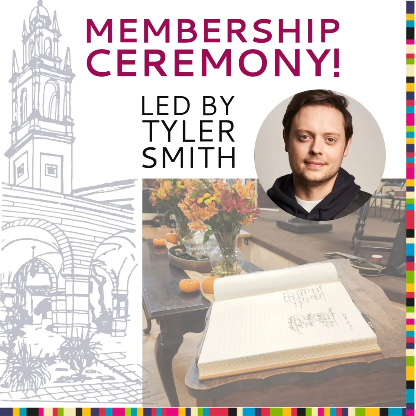 Sunday, April 26th: First Unitarian Church of LA will celebrate its spring membership ceremony! Come on out to support the induction of our new members and honor the church's long history of spiritual nourishment, progressive beliefs, cultural enrich