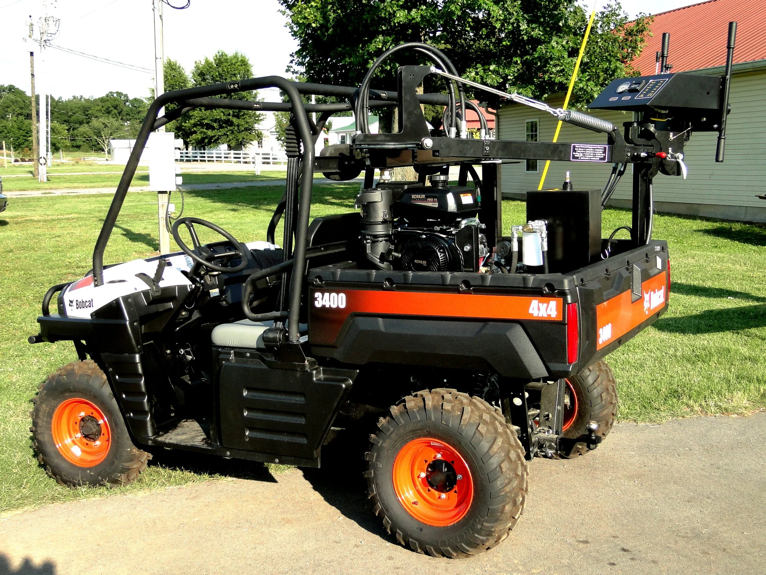 Valve Turner on Bob Cat