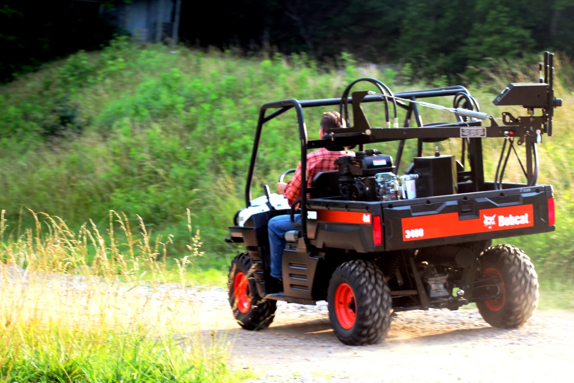 Valve Turner traveling on ATV