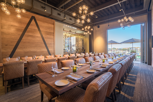 The Private Dining Room at Haywire can accommodate up to 50 guests