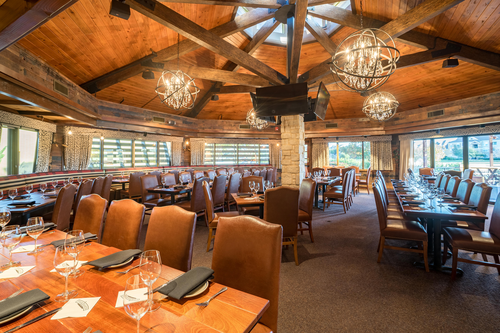 The Eldorado Room at The Ranch can accommodate up to 100 guests