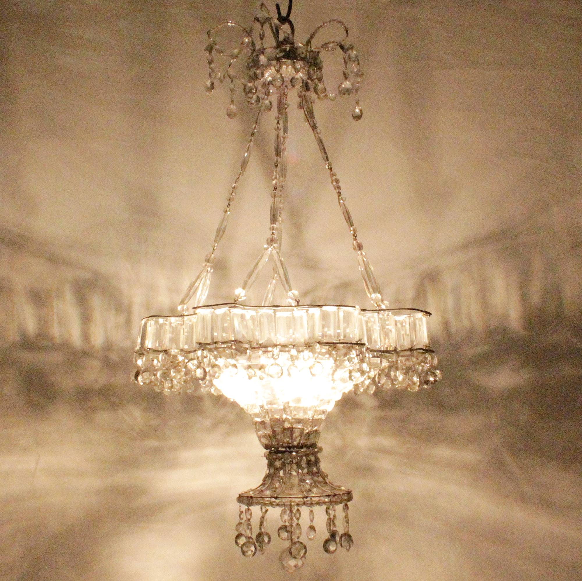 unik österrikisk ljuskrona Hagelins Antik 1805284