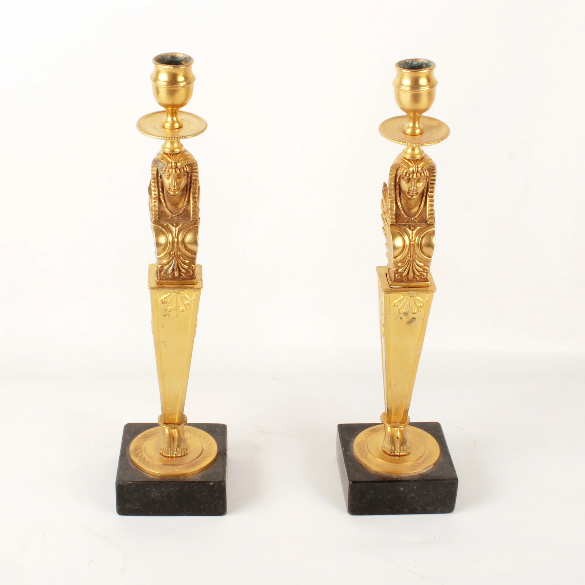 EGYPTISERANDE LJUSSTAKAR CA 1920