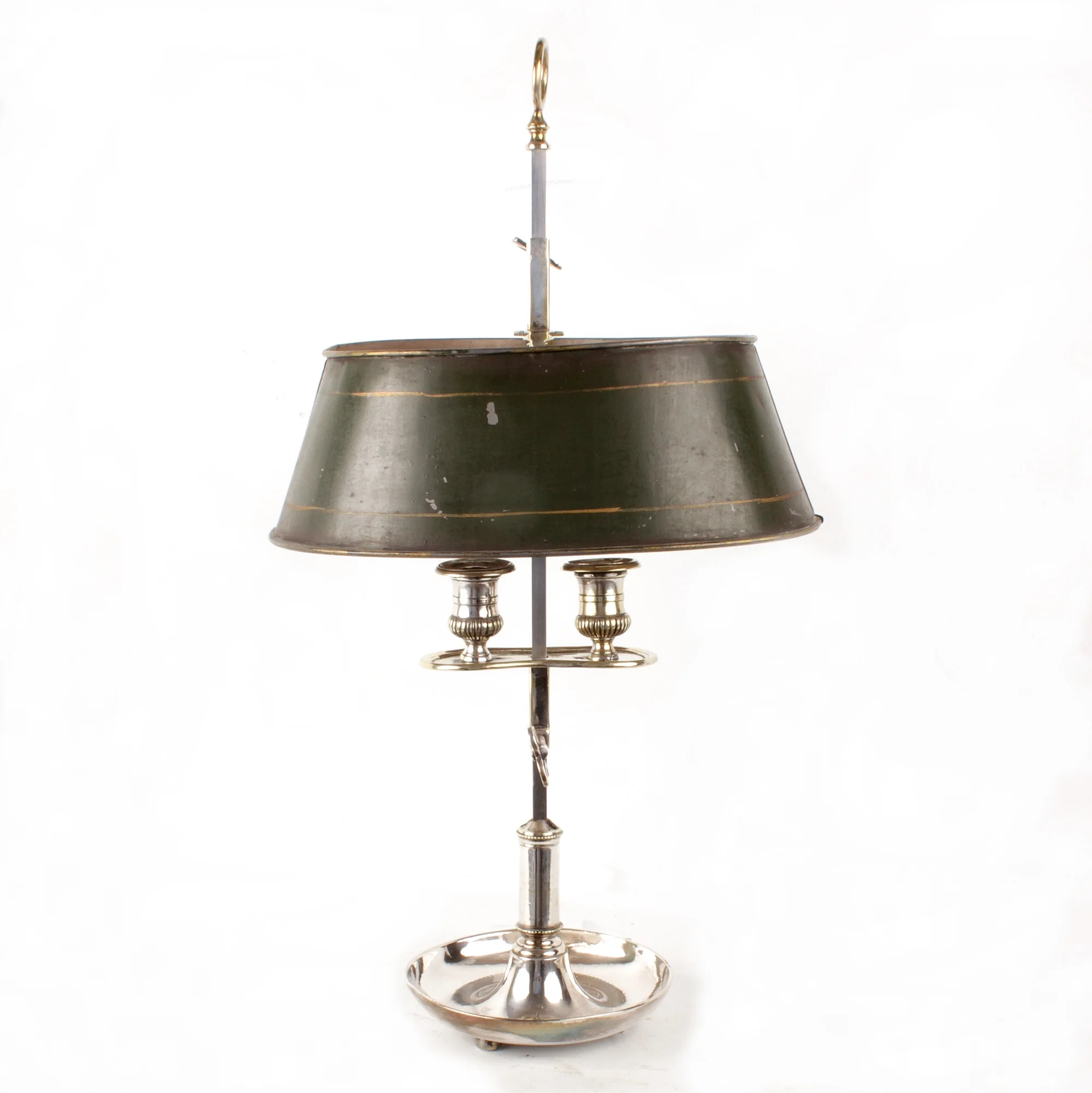 FÖRSILVRAD BOUILLOTTELAMPA