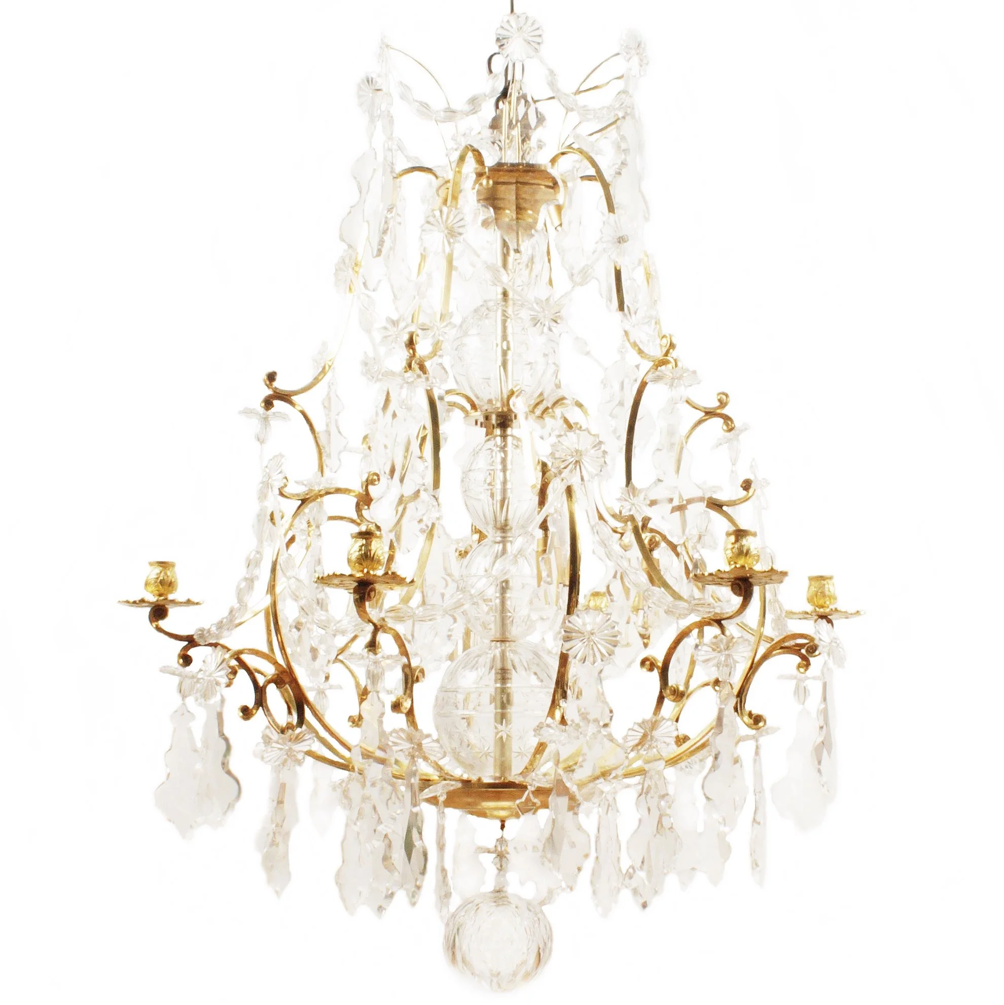 Pampig fransk rokokokrona ca 1920