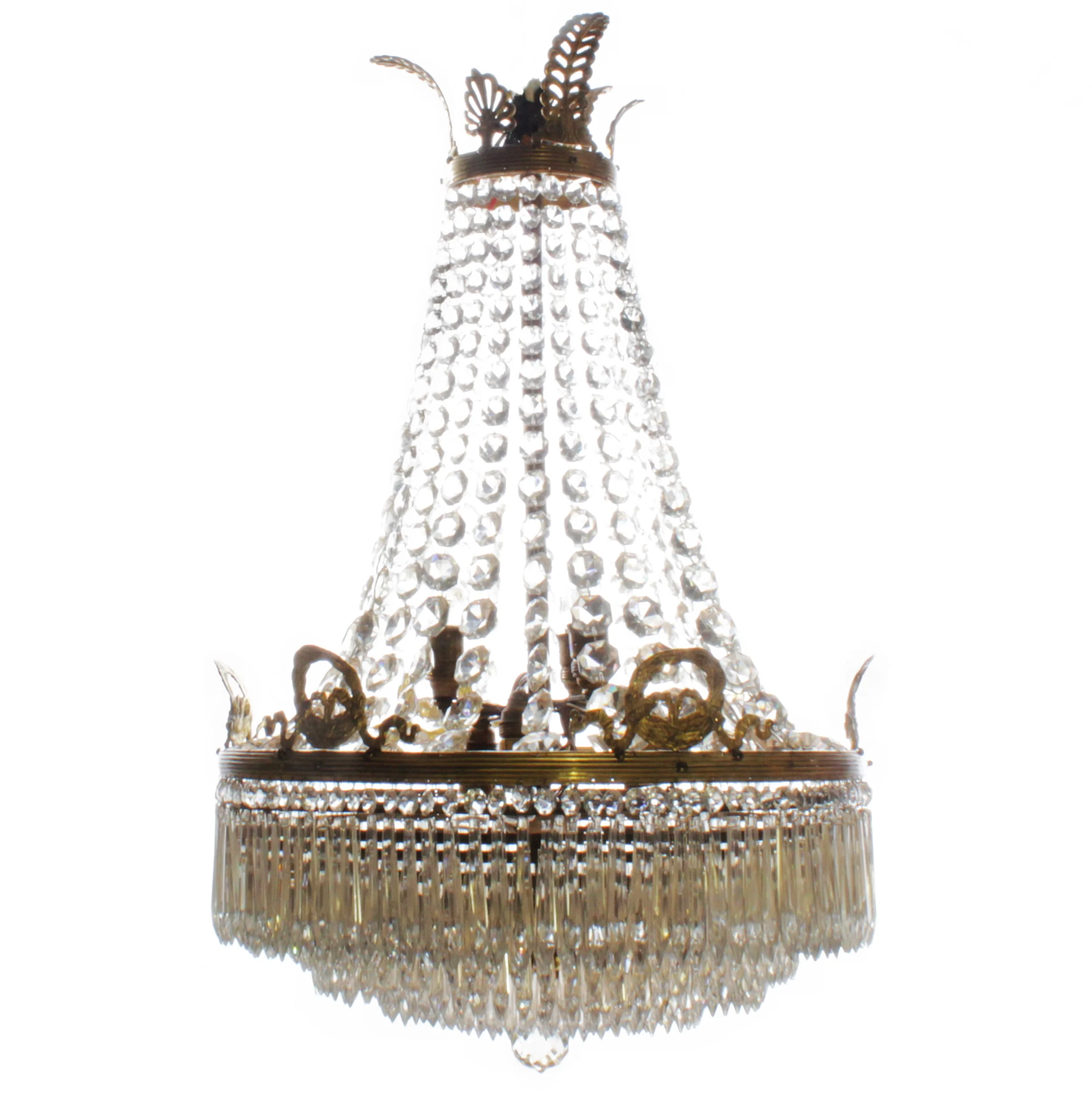 LJUSKRONA FRÅN SEKELSKIFTET 1800/1900 (SÅLD)