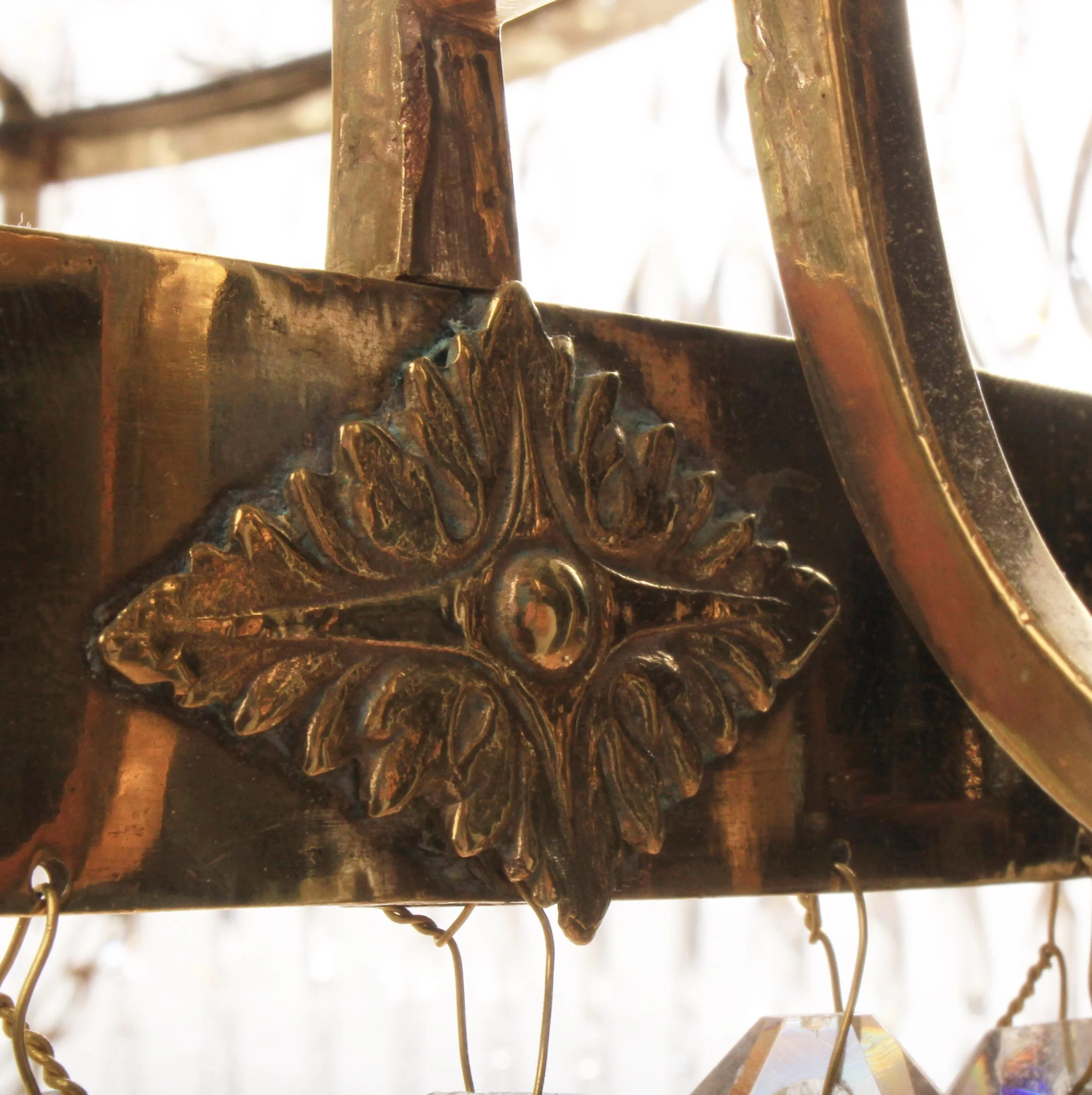 Stor klassisk sengustaviansk ljuskrona 1812046