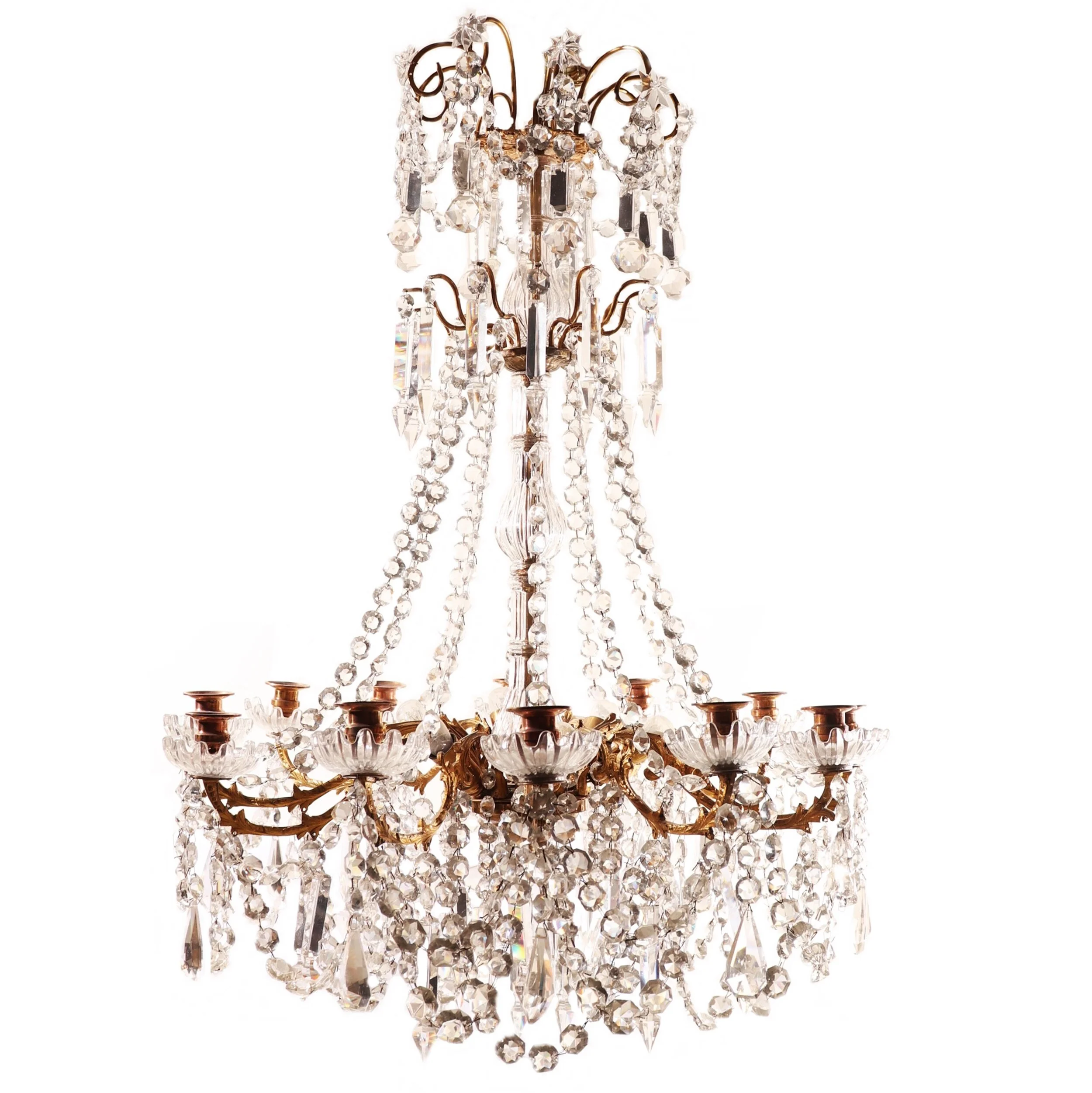 VACKER OSKARIANSK LJUSKRONA