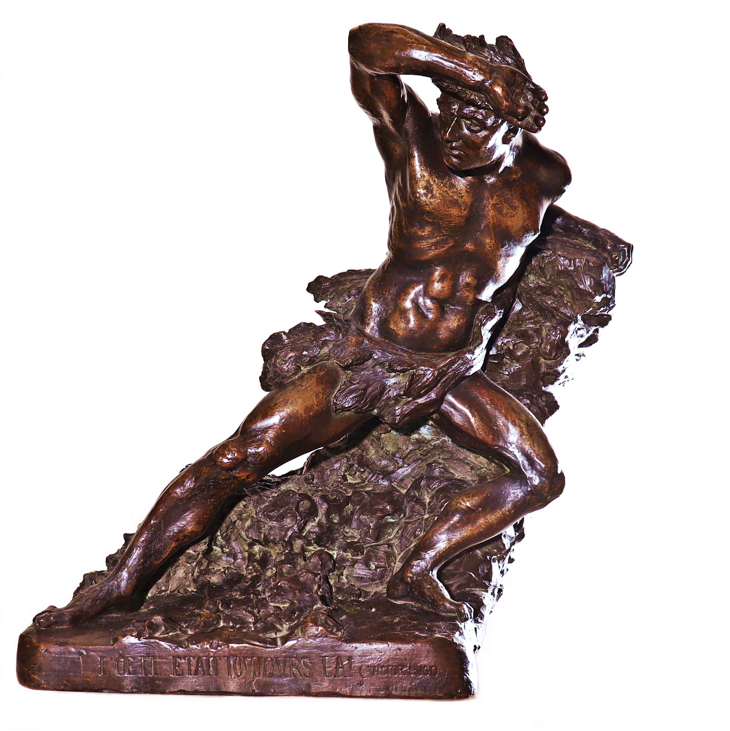 Bronsstaty över Victor Hugo