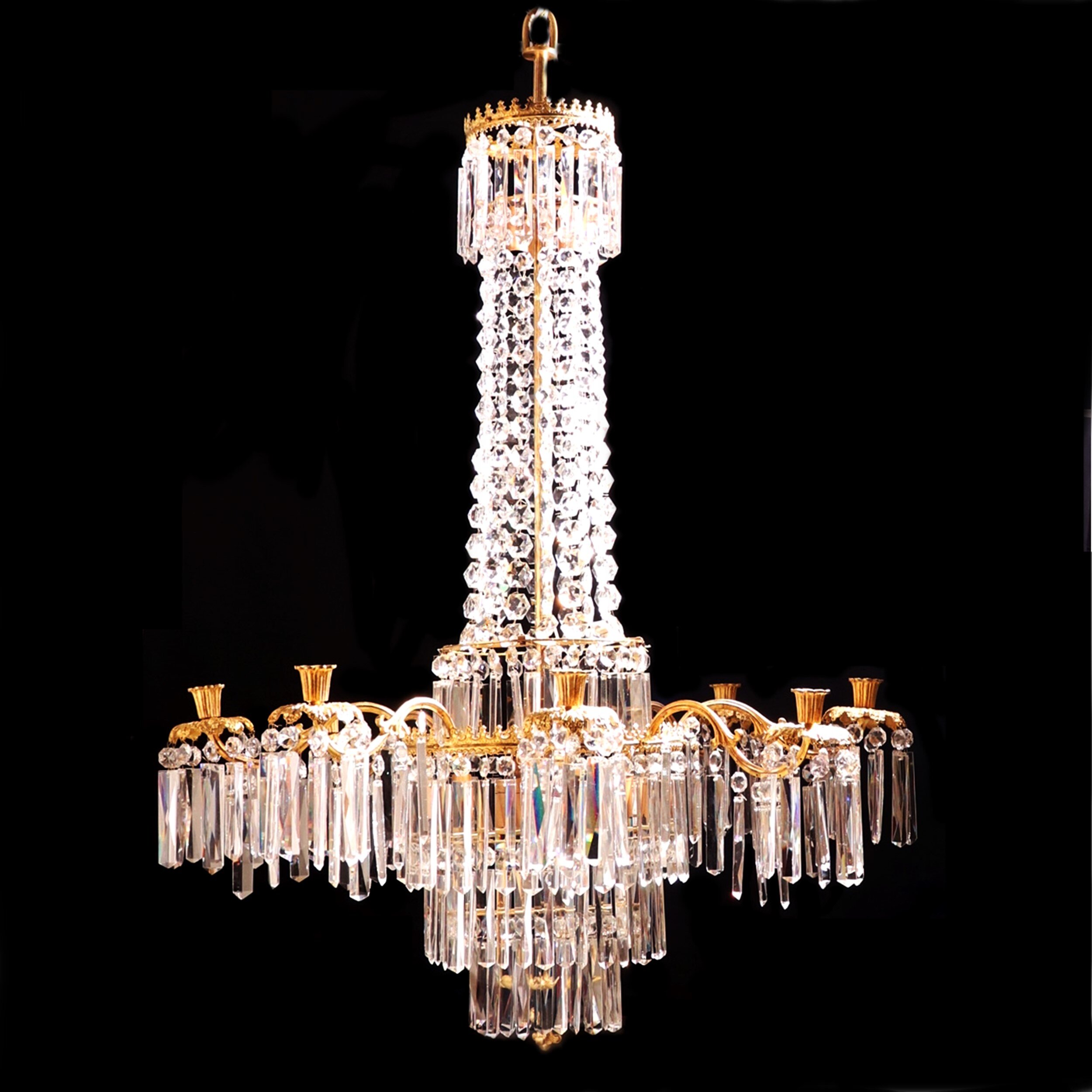 STOR ELEGANT LJUSKRONA