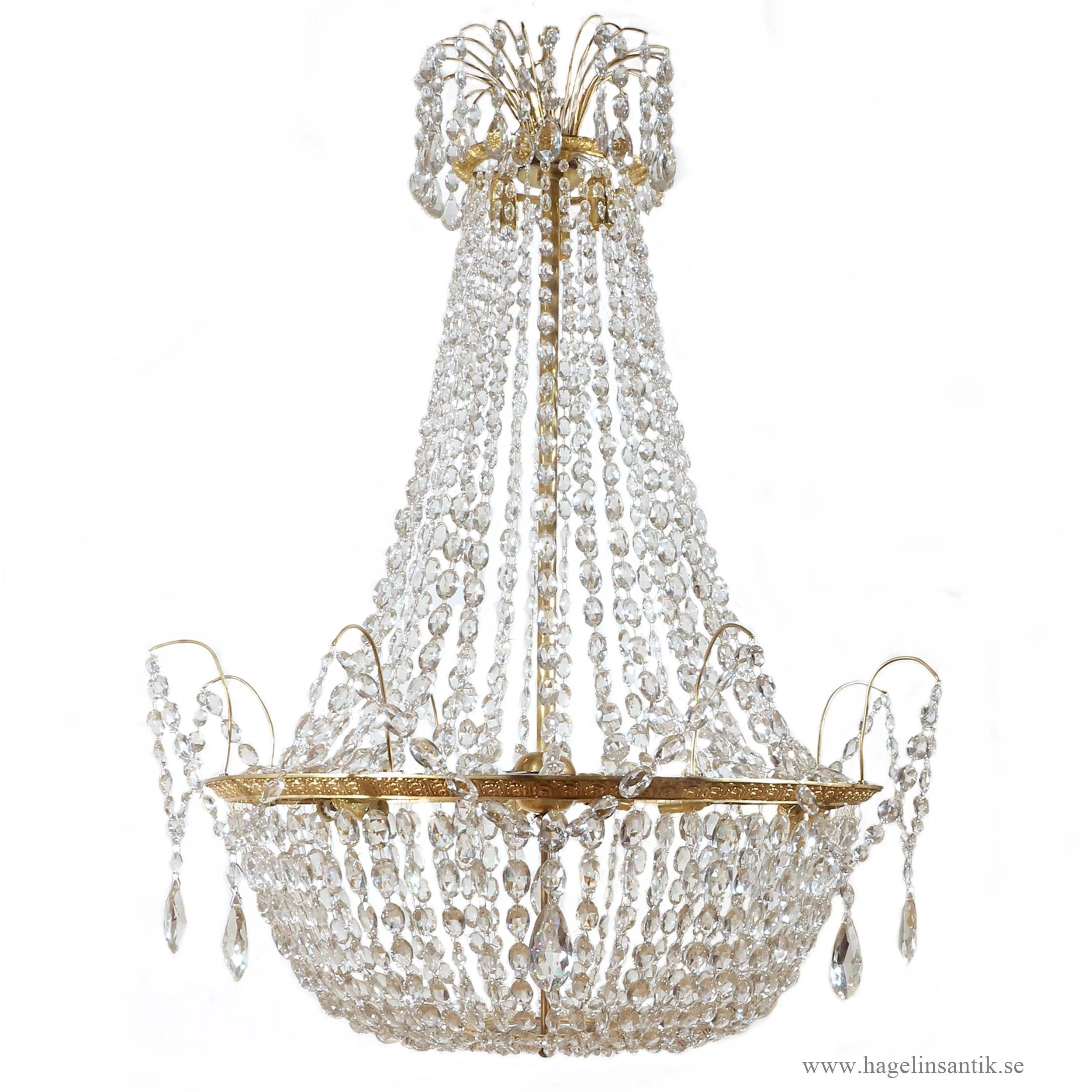Stor Klassisk ljuskrona