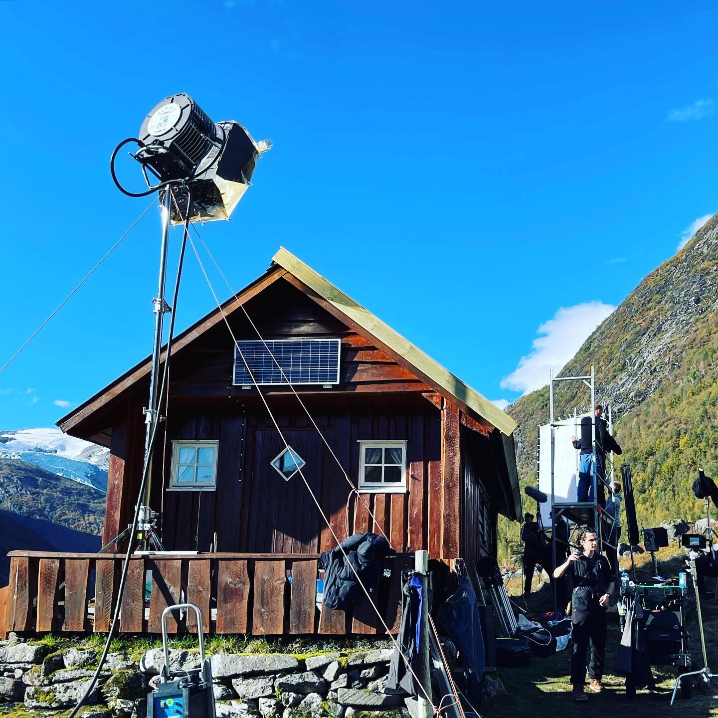 Great times by #jostedalsbreen shooting commercials with @anti_hamar and 
DP@magnusvanem &amp; Dir@jehauge
#k5600alpha