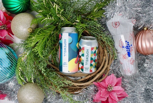 Wreath + Beer Bundle from Hopewell ($64)