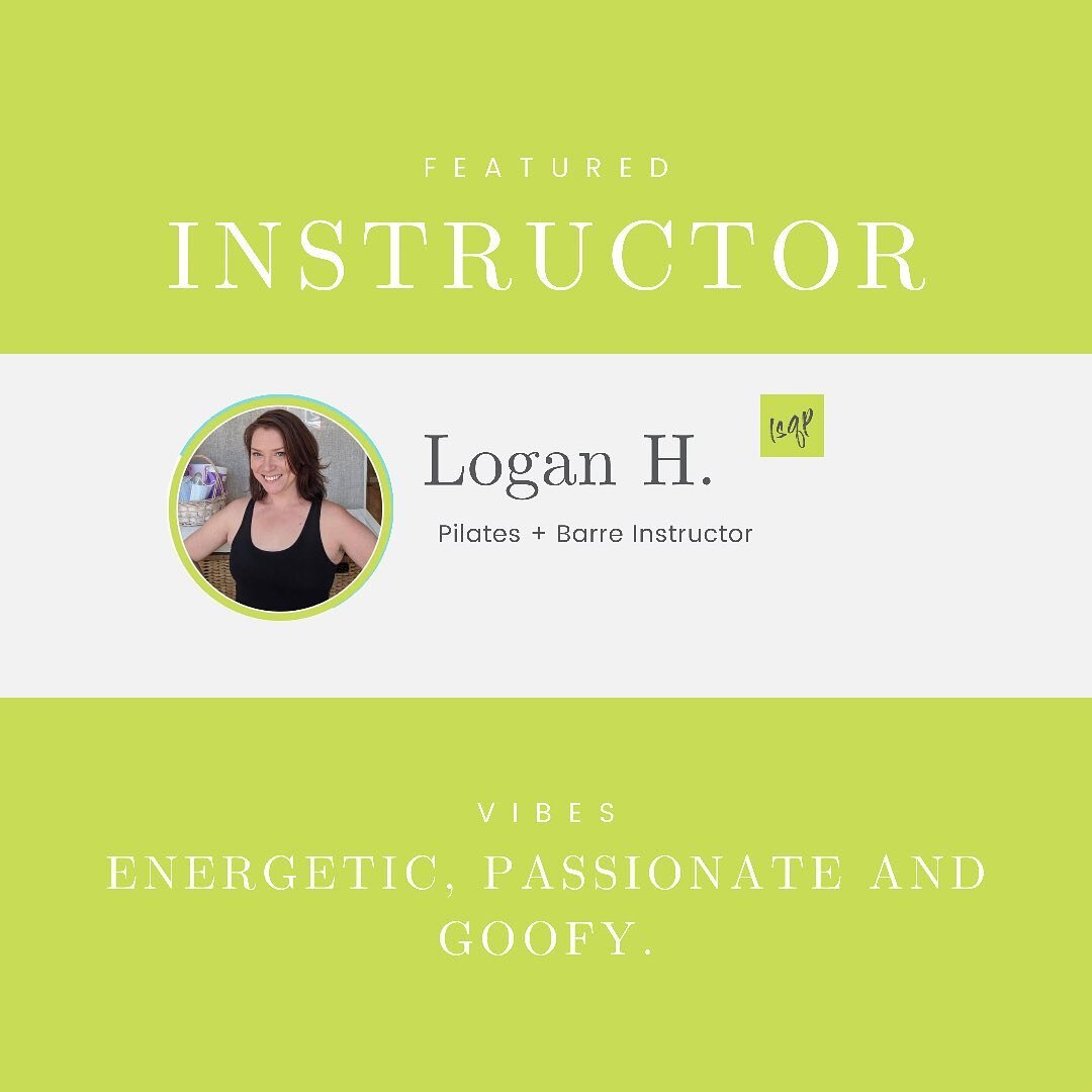 Who here LOOOOVES Logan? We sure do! Swipe left to find out more about our energetic, passionate and goofy @logan8rfitness.
.
Logan teaches Barre, Pilates and also teaches private 1 on 1 Pilates sessions. Take one of her classes and feel centered, sa