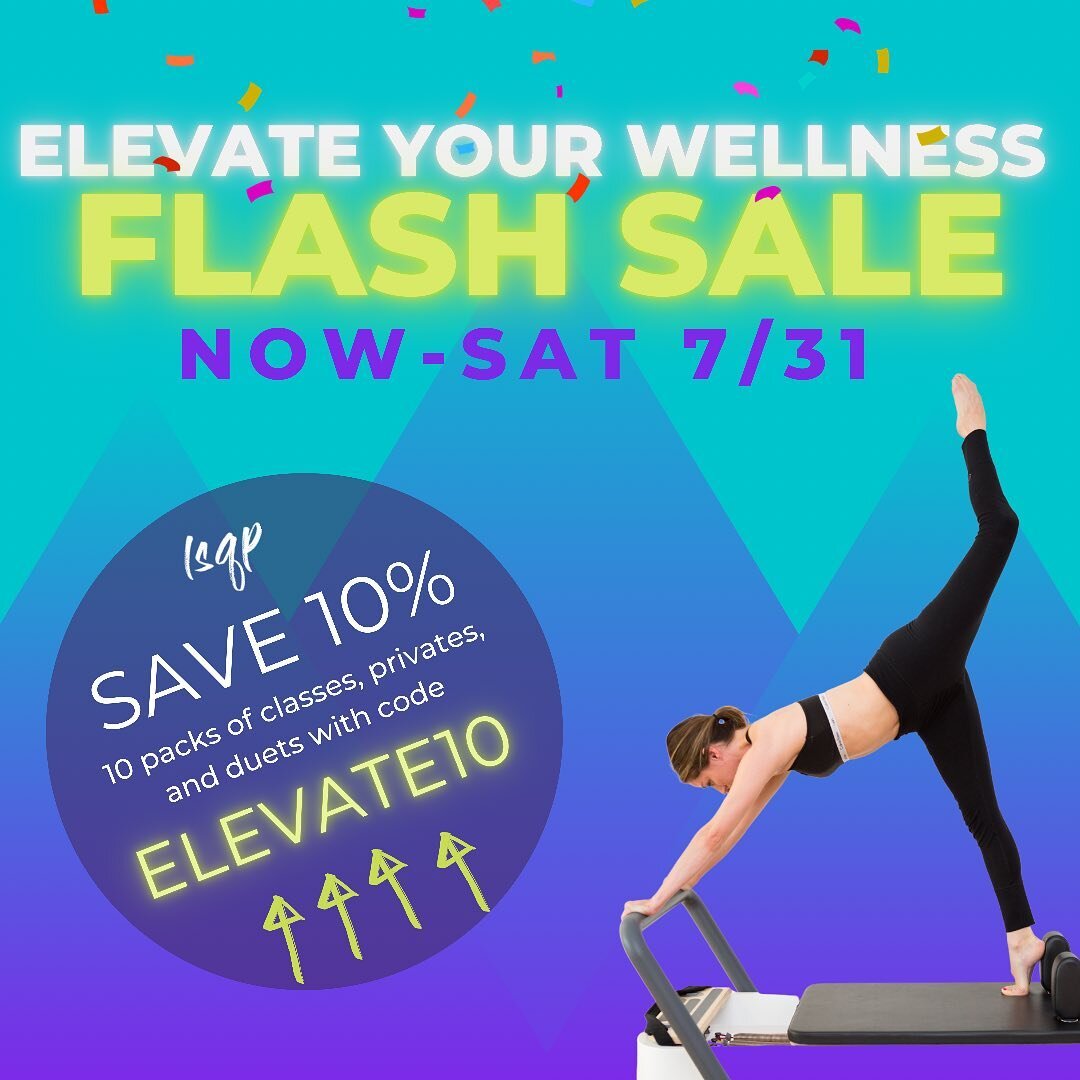 Our packs of group classes, privates, and duets are the perfect way to elevate your wellness routine when you have a busy schedule! Packs expire 1 year after the date of purchase, so you can sprinkle your favorite classes and sessions into your sched