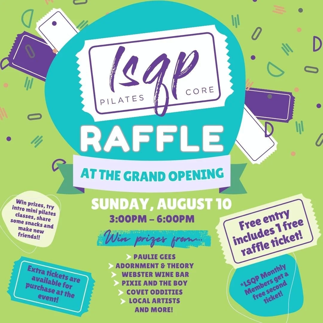 🎉If you love supporting local businesses, come down to our Grand Opening and join in our RAFFLE!! LSQP is excited to offer a raffle with tons of prizes from some amazing local shops, restaurants, artists and more!! Free entry into the Grand Opening 