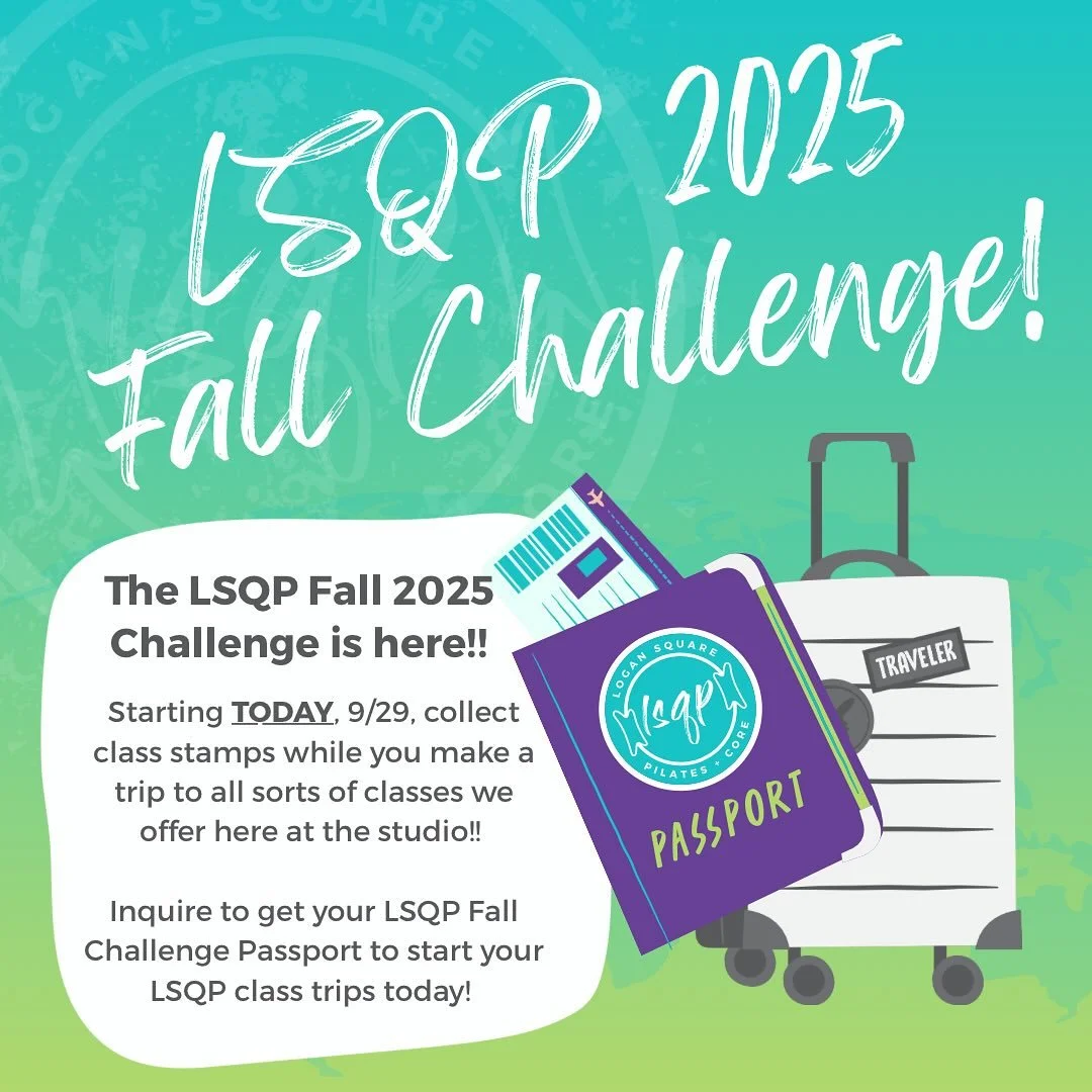 🍁🍂✈️ Take a Trip to lots of classes with our Fall Challenge!!

We&rsquo;re so excited to offer this fun challenge to try and visit lots of types of classes we have here at the studio! All our clients can take a trip around, collect stamps and fill 