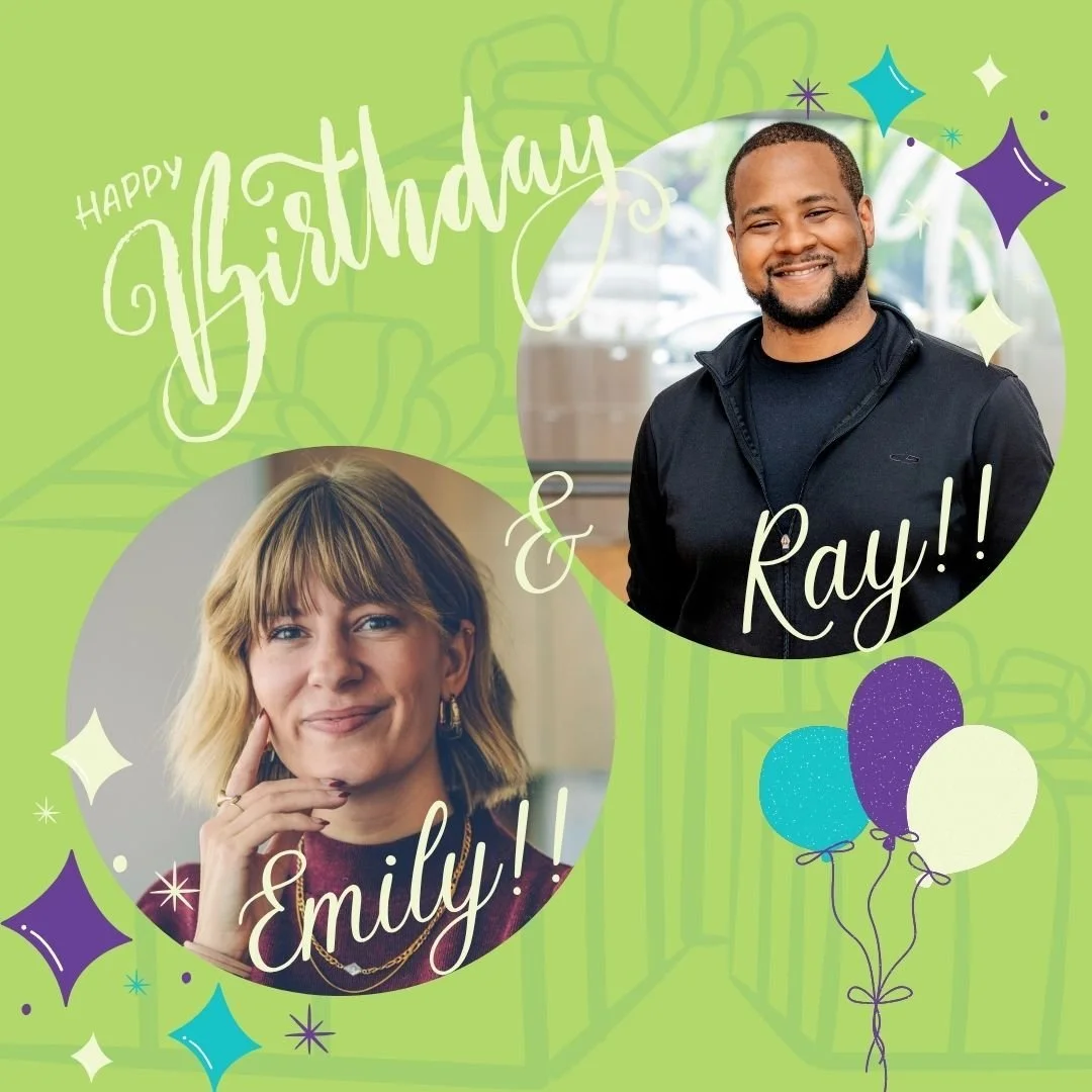 🥳 Happy Birthday to Ray & Emily!! It's a double birthday celebration today for 2 amazing people here at the studio!✨
Ray has been a dedicated and well loved manager at the studio for a while now and he is such an important part of what keeps th