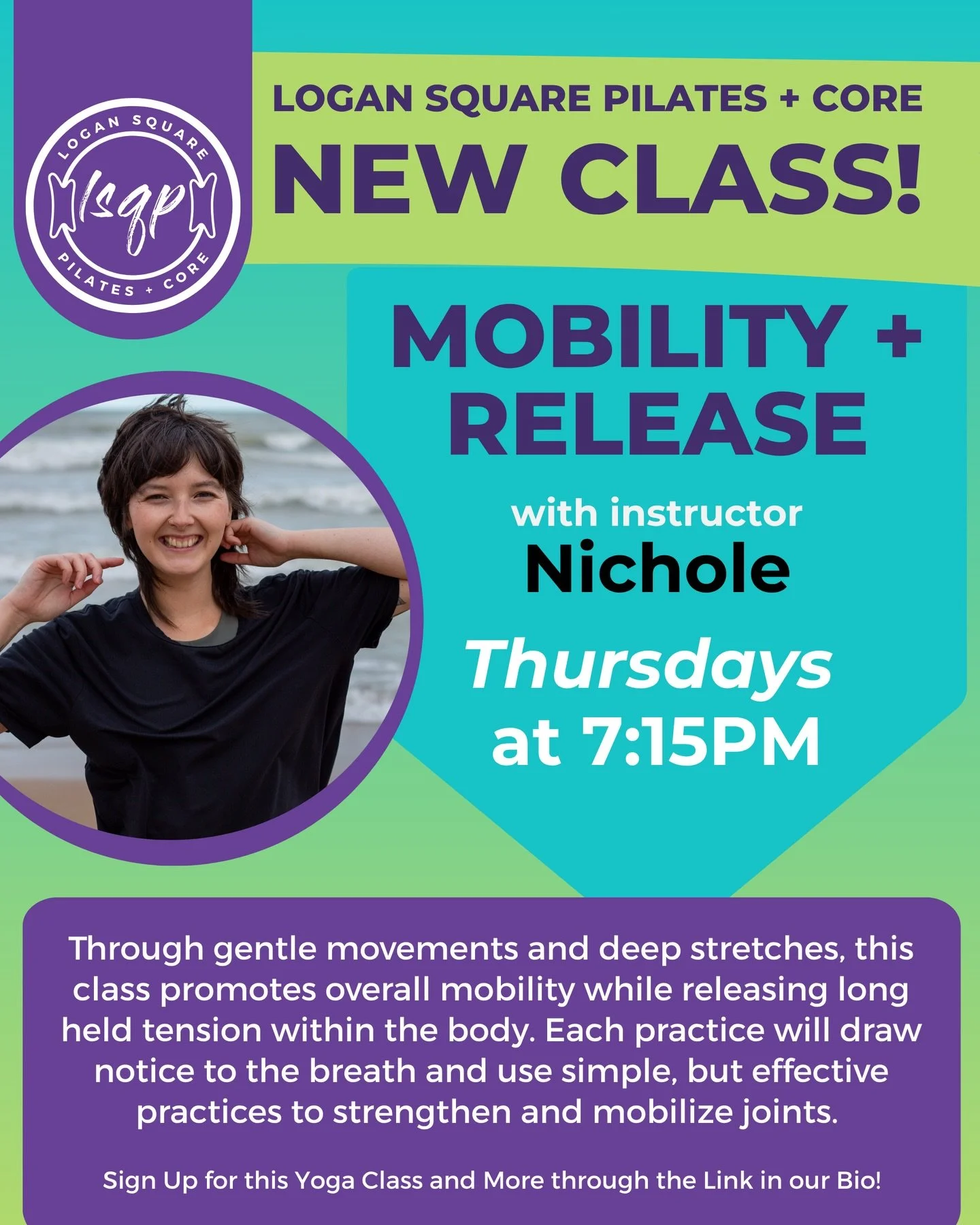 ✨ NEW CLASS ON THE SCHEDULE! ✨

💜 We&rsquo;re here with @neecolaaayoga to bring you a brand new class all about those biiiiiiig stretches and strength building movements 🙆 The newest LSQP class, Mobility + Release, uses gentle movements and deep st