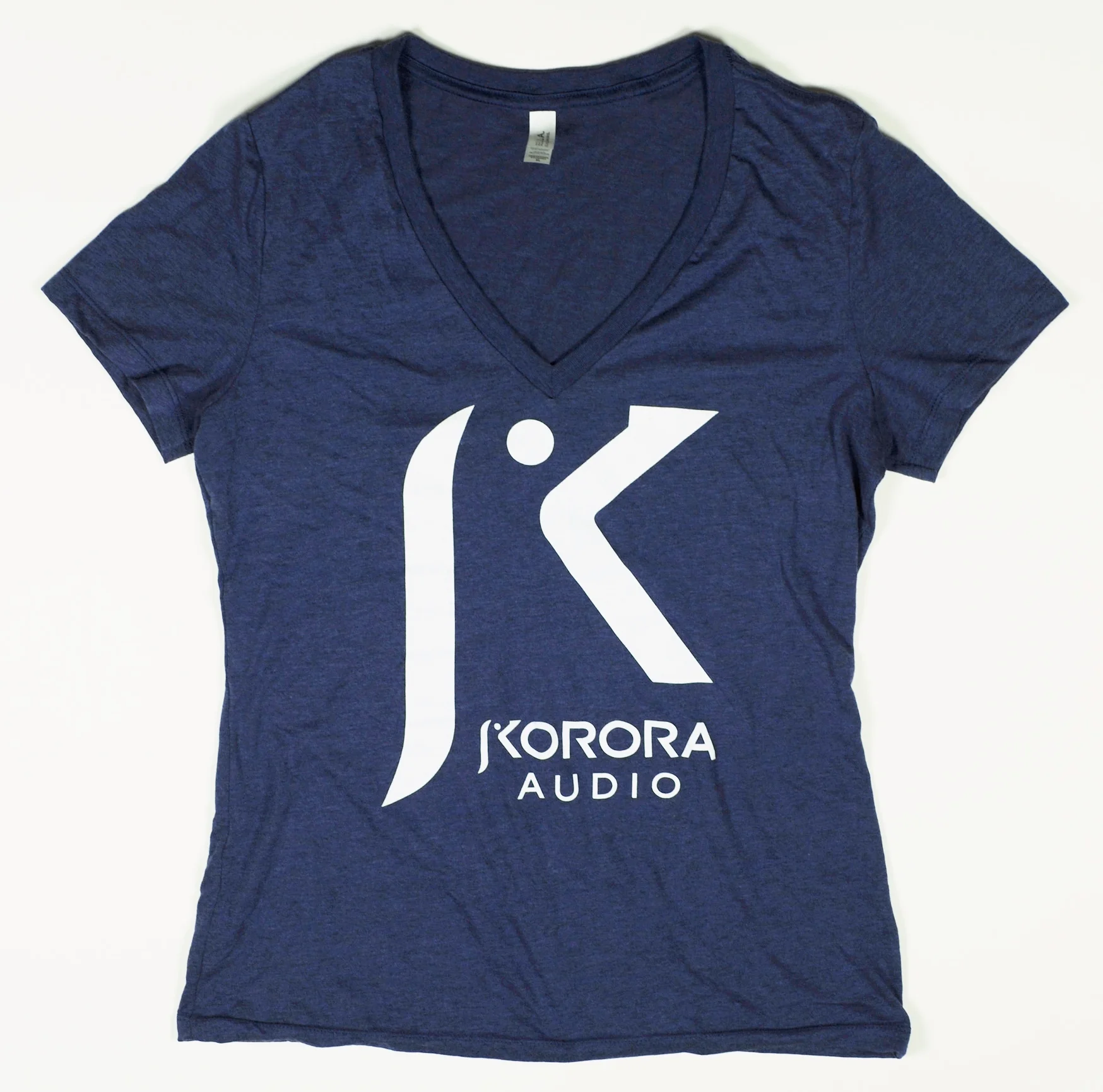 Korora Audio Women's V-Neck, Navy