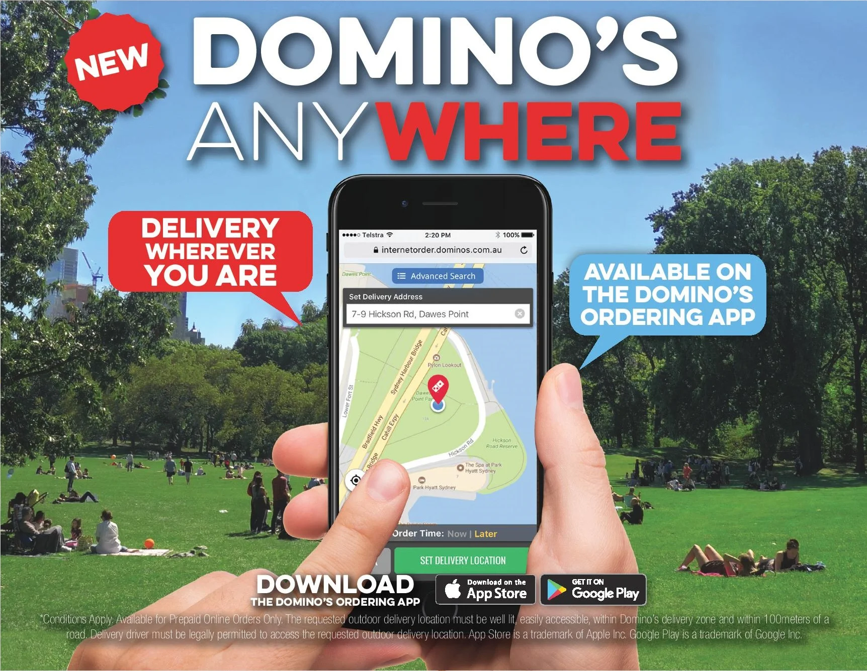 A PinDrop Marks the Pizza Spot with Domino’s Anywhere! — Domino's Newsroom