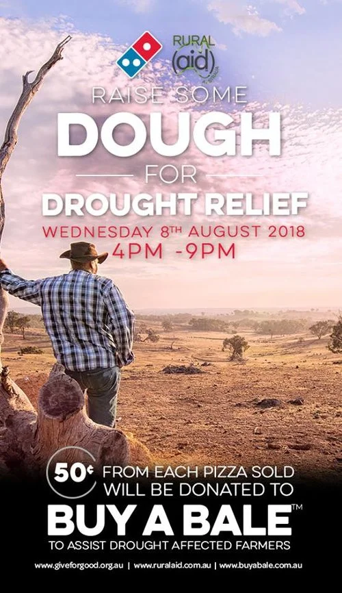 DOMINO’S DROUGHT DOUGHRAISER DONATES OVER $170K